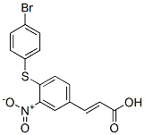 3-[4-[(4-溴苯基)硫代]-3-硝基苯基]丙烯酸结构式_175278-55-4结构式