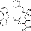 Fmoc-苏氨酸磷酸苄酯结构式_175291-56-2结构式