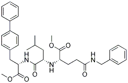 L-alanine, 3-[1,1-biphenyl]-4-yl-n-[n-[1-(methoxycarbonyl)-4-oxo-4-[(phenylmethyl)amino]butyl]-l-leucyl]-, methyl ester, (s)-(9ci) Structure,175422-83-0Structure