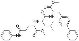 (s)-(9ci)-3-[1,1-联苯]-4-基-n-[n-[1-(甲氧基羰基)-4-氧代-4-(苯基氨基)丁基]-l-亮氨酰]-L-丙氨酸甲酯结构式_175422-85-2结构式