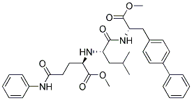 (r)-(9ci)-3-[1,1-联苯]-4-基-n-[n-[1-(甲氧基羰基)-4-氧代-4-(苯基氨基)丁基]-l-亮氨酰]-L-丙氨酸甲酯结构式_175522-22-2结构式