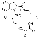 (2S)-[1-[(2s)-2-氨基-1-氧代丁基]-n-丁基]-2,3-二氢-1H-吲哚-2-羧酰胺草酸盐结构式_175553-48-7结构式