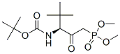 Dimethyl [(3s)-4,4-dimethyl-3-({[(2-methyl-2-propanyl)oxy]carbonyl}amino)-2-oxopentyl]phosphonate Structure,176504-89-5Structure
