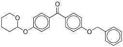 [4-(苯基甲氧基)苯基][4-[(四氢-2H-吡喃-2-基)氧基]苯基]-甲酮结构式_176671-74-2结构式
