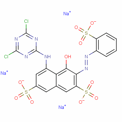 活性红 1结构式_17752-85-1结构式