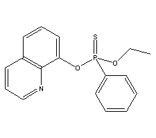 喹硫磷结构式_1776-83-6结构式