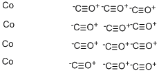 十二羰基四钴结构式_17786-31-1结构式