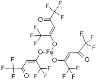 三(六氟乙酰基丙酮酸)铁结构式_17786-67-3结构式