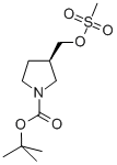 ((R)-1-(叔丁氧基羰基)吡咯烷-3-基)甲基甲烷磺酸盐结构式_177947-76-1结构式