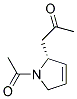 (r)-(9ci)-1-乙酰基-2,5-二氢-2-(2-氧代丙基)-1H-吡咯结构式_178206-95-6结构式