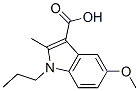 5-甲氧基-2-甲基-1-丙基-1H-吲哚-3-羧酸结构式_17826-24-3结构式