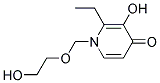 (9ci)-2-乙基-3-羟基-1-[(2-羟基乙氧基)甲基]-4(1H)-吡啶酮结构式_178627-04-8结构式