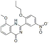 (9ci)-8-甲氧基-2-(5-硝基-2-丙氧基苯基)-4(1H)-喹唑啉酮结构式_178937-97-8结构式