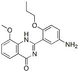 (9ci)-2-(5-氨基-2-丙氧基苯基)-8-甲氧基-4(1H)-喹唑啉酮结构式_178937-98-9结构式