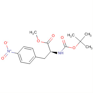 甲基-2-[(叔丁氧基羰基)氨基]-3-(4-硝基苯基)丙酸酯结构式_180146-29-6结构式