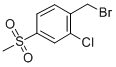 2-氯-4-(甲基磺酰基)苄溴结构式_180200-86-6结构式
