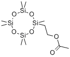 (Acetoxyethyl)heptamethylcyclotetrasiloxane Structure,18048-31-2Structure
