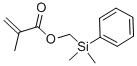 (苯基二甲基甲硅烷基)甲基丙烯酸甲酯结构式_18052-92-1结构式