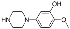 2-甲氧基-5-哌嗪-1-苯酚结构式_180698-25-3结构式