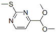 4-二甲氧甲基-2-甲基硫代嘧啶结构式_180869-36-7结构式