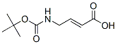 (2e)-(9ci)-4-[[(1,1-二甲基乙氧基)羰基]氨基]-2-丁烯酸结构式_180913-22-8结构式
