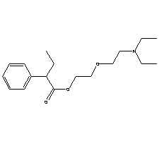 布他米酯结构式_18109-80-3结构式