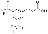 3,5-双(三氟甲基)氢化肉桂酸结构式_181772-16-7结构式