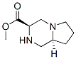 (3R-反式)-(9CI)-八氢吡咯并[1,2-a]吡嗪-3-羧酸甲酯结构式_181795-67-5结构式