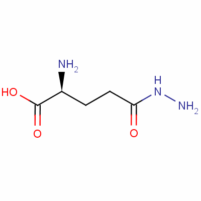l-谷氨酸=gamma-肼结构式_1820-73-1结构式