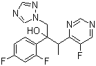 (2R,3S/2S,3R)-2-(2,4-二氟苯基)-3-(5-氟嘧啶-4-基)-1-(1H-1,2,4-三唑- 1-基)-2-丁醇结构式_182230-43-9结构式