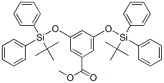 3,5-双(叔丁基二苯基硅氧基)苯甲酸甲酯结构式_182250-68-6结构式