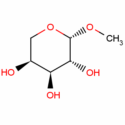 beta-l-阿拉伯糖苷甲酯结构式_1825-00-9结构式