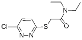 2-[(6-氯-3-哒嗪基)硫代]-N,N-二乙基-乙酰胺结构式_1830-32-6结构式