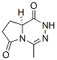 (S)-(9CI)-8,8a-二氢-4-甲基吡咯并[1,2-d][1,2,4]三嗪-1,6(2H,7H)-二酮结构式_183079-02-9结构式
