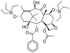 7,13-二-O-(三乙基硅烷基)-10-去乙酰基浆果赤霉素III结构式_183133-99-5结构式
