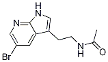 N-[2-(5-溴-1H-吡咯并[2,3-B]吡啶-3-基)乙基]-乙酰胺结构式_183208-14-2结构式
