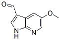 5-甲氧基-1H-吡咯并[2,3-b]吡啶-3-甲醛结构式_183208-38-0结构式