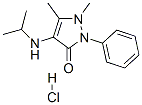 异丙基氨基比林盐酸盐结构式_18342-39-7结构式