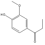3-甲氧基-4-羟基苯丙酮结构式_1835-14-9结构式