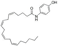(5Z,8Z,11Z,14Z)-N-(4-羟基苯基)-5,8,11,14-二十碳四烯酰胺结构式_183718-77-6结构式