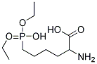 L(+)-2-氨基-6-(O,O-二乙基磷酸)己酸结构式_184095-99-6结构式