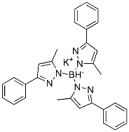 钾氢三(3-苯基-5-甲基吡唑-1-基)硼酸结构式_185034-21-3结构式