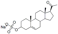 孕烯醇酮硫酸钠盐结构式_1852-38-6结构式