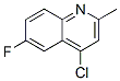 4-氯-6-氟-2-甲基喹啉结构式_18529-01-6结构式