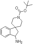 3-氨基-2,3-二氢螺[茚-1,4’-哌啶]-1’-羧酸叔丁酯结构式_185527-11-1结构式
