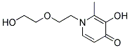 (9ci)-3-羟基-1-[2-(2-羟基乙氧基)乙基]-2-甲基-4(1H)-吡啶酮结构式_185743-65-1结构式