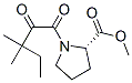 (2S)-1-(1,2-二氧代-3,3-二甲基戊基)-2-吡咯烷甲酸结构式_186268-77-9结构式