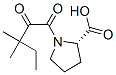 (2S)-1-(1,2-二氧代-3,3-二甲基-戊基)-2-吡咯烷-羧酸结构式_186268-78-0结构式