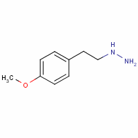 (P-甲氧基苯乙基)肼结构式_18638-97-6结构式