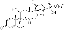 地塞米松磷酸单钠盐结构式_1869-92-7结构式